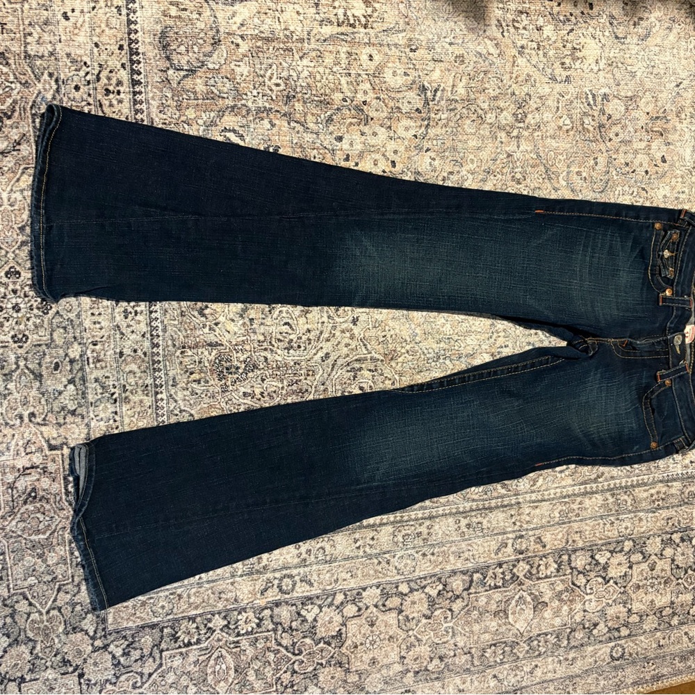 True Religion Women's Indigo Boot Cut Jeans